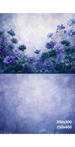 Tło fotograficzne „Fioletowy ogród kwiatowy w stylu artystycznym” | 4088